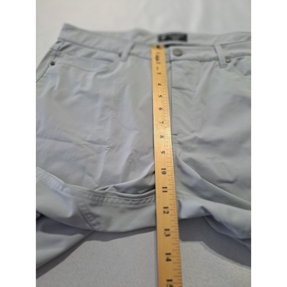 Maelreg Proflex Mens Golf Shorts Light Gray Performance Stretch Size 36x9 - Picture 6 of 8
